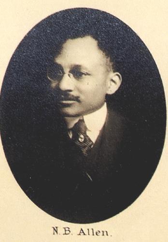 Nimrod Booker Allen - Yale Divinity School class composite photographs, Yale Divinity School