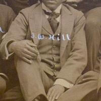 Johnson Washington Hill - Detail from a Yale Divinity School class photograph from the Yale University Divinity School Memorabilia Collection (RG 53), Yale Divinity Library